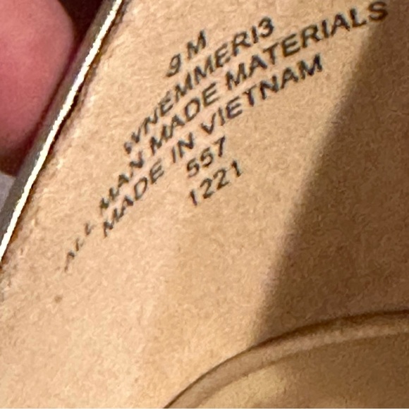 New Nine West Emmeri women’s Dress sandals color Gold size  9 - Picture 10 of 14